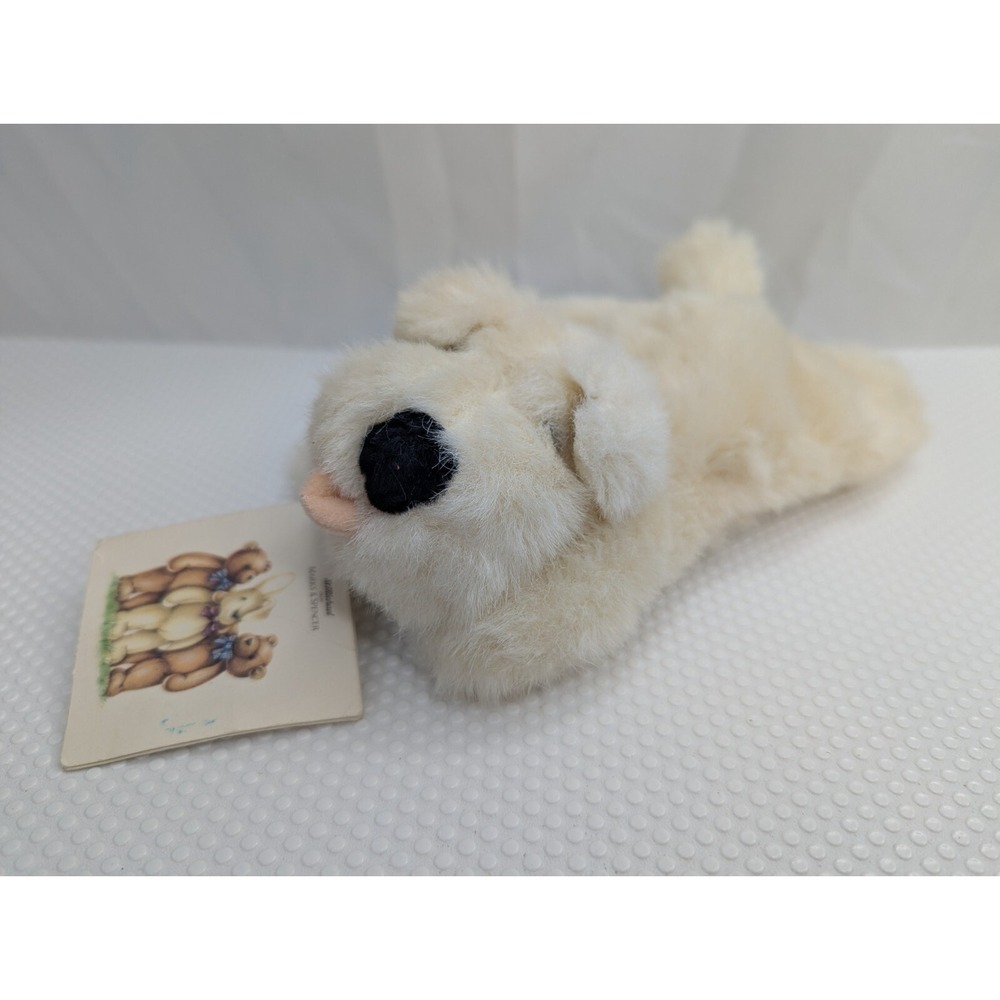St Michael Marks Spencer Dog Plush Coin Purse Tan 9 Inch Stuffedâ Animal Toy